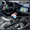 Wireless CarPlay Adapter for iPhone USB & USB-C/Type-C (Black) - Image 4